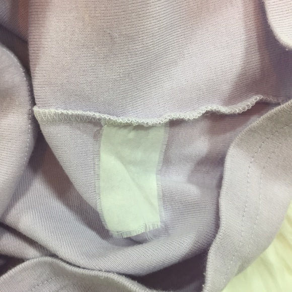 Vneck Lavender Basic Tee AC Collection Paris - Picture 6 of 8